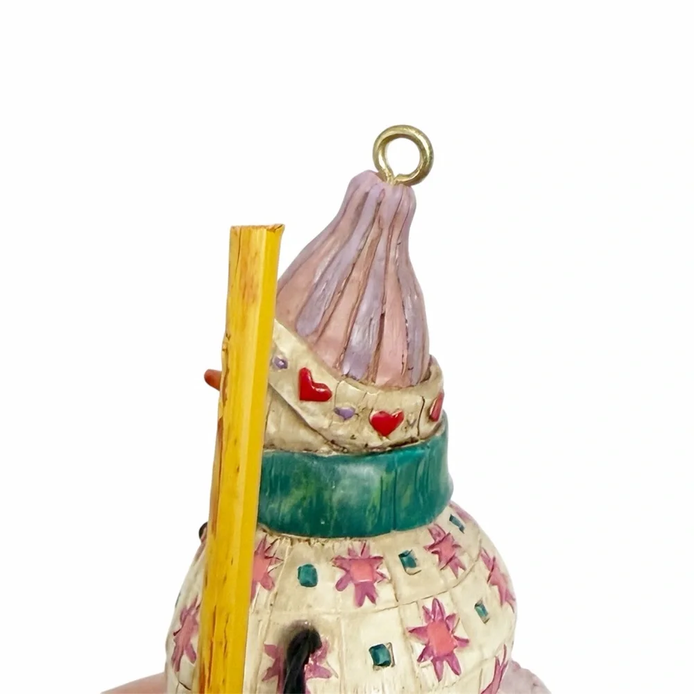 Jim Shore | Vintage Winter's Warmth Snowman Ornament